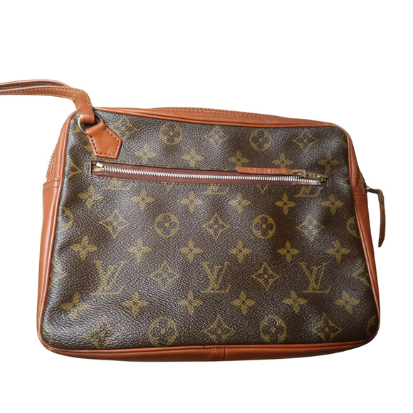 Louis Vuitton Clutch Bag LV Monogram Pochette Dragonne Wristlet - Picture 3 of 11